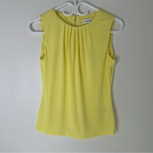 Calvin Klein women’s yellow top size XS